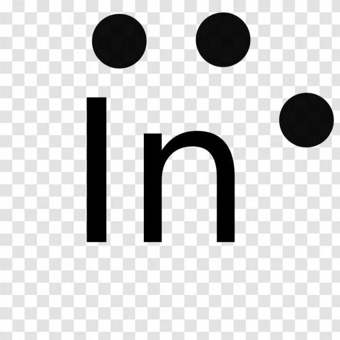 Lewis dot structure for indium