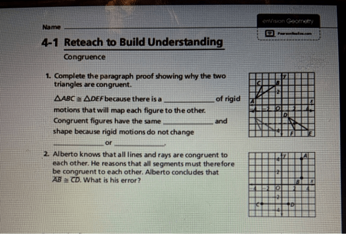 Reteach to build understanding 2 1